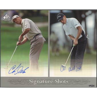 2005 SP Signature #CDCH Chris DiMarco & Charles Howell III Signature Shots Duals 8x10 Auto #09/25