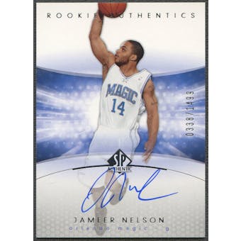 2004/05 SP Authentic #168 Jameer Nelson Rookie Auto #0338/1499