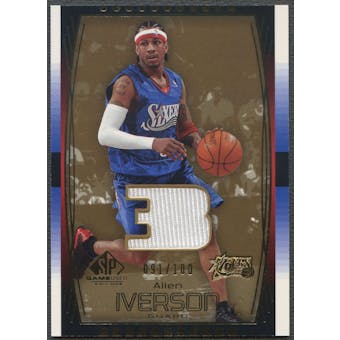 2004/05 SP Game Used #82 Allen Iverson Parallel Jersey #091/100