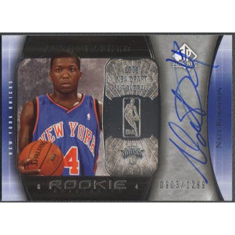 2005/06 SP Authentic #115 Nate Robinson Rookie Auto /1299