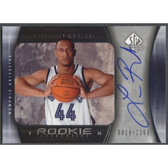 2005/06 SP Authentic #127 Lawrence Roberts Rookie Auto #0019/1299