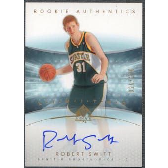 2004/05 SP Authentic #176 Robert Swift Limited Rookie Auto #026/100