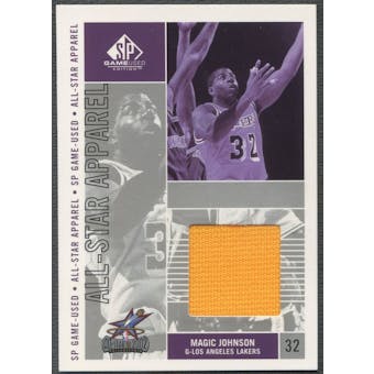 2002/03 SP Game Used #MGAS Magic Johnson All-Star Apparel Jersey