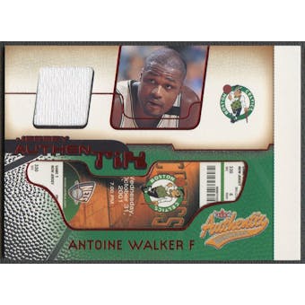 2001/02 Fleer Authentix #13 Antoine Walker Ticket Jersey