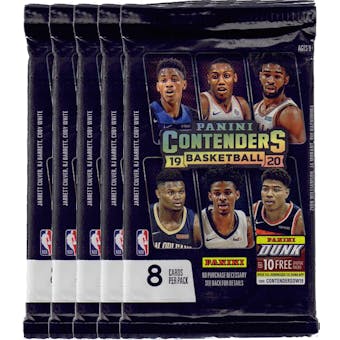 2019/20 Panini Contenders Basketball Blaster Pack (Lot of 5 = 1 Blaster Box)