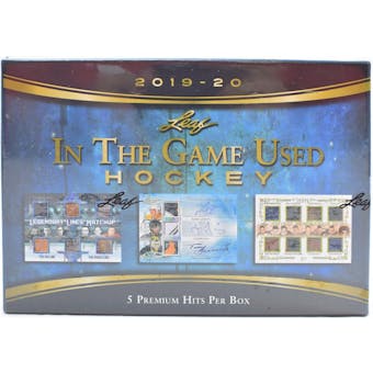 2019/20 Leaf In The Game Used Hockey Hobby Box