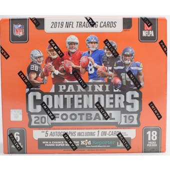 2019 Panini Contenders Football 12-Box Case- DACW Live 32 Spot Pick Your Team Break #1