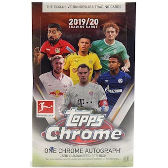 2019/20 Topps Chrome Bundesliga Soccer Hobby Box