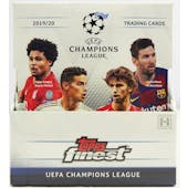 2019/20 Topps Finest UEFA Champions League Soccer Hobby Box