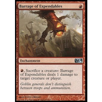 Magic the Gathering 2014 Single Barrage of Expendables Foil - NEAR MINT (NM)