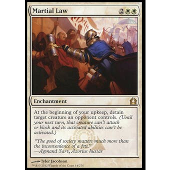 Magic the Gathering Return to Ravnica Single Martial Law  x4 (Playset) - NEAR MINT (NM)