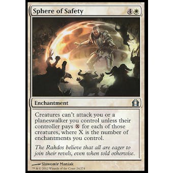 Magic the Gathering Return to Ravnica Single Sphere of Safety Foil - NEAR MINT (NM)