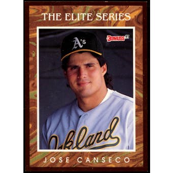 1991 Donruss Elite #3 Jose Canseco #00741/10,000
