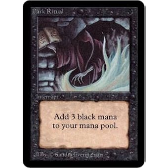 Magic the Gathering Alpha Single Dark Ritual - NEAR MINT (NM)