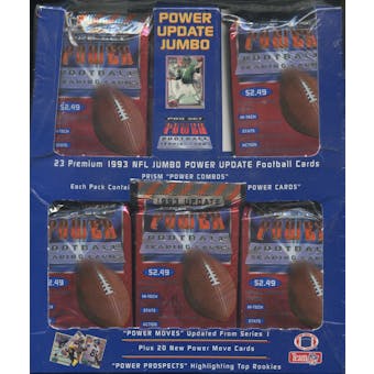 1993 Pro Set Power Update Football Jumbo Box