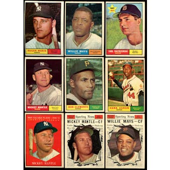 1961 Topps Baseball Complete Set (VG-EX)