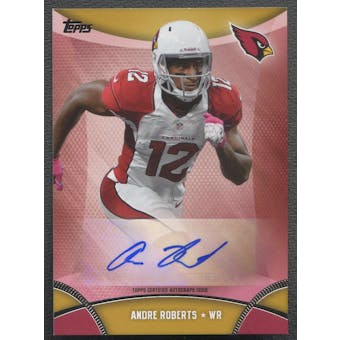 2013 Topps #TAAR Andre Roberts Signatures Auto