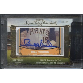 2012 TriStar SignaCuts Baseball Bill Virdon Auto #05/25