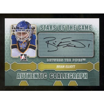 2012/13 In the Game Between The Pipes Autographs #ABEL Brian Elliott SG SP Autograph
