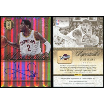 2012/13 Panini Gold Standard Superscribe Autographs #3 Kyrie Irving 19/25
