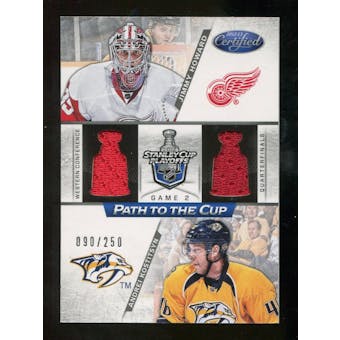 2012/13 Panini Certified Path to the Cup Quarter Finals Dual Jerseys #18 Andrei Kostitsyn/Jimmy Howard /250