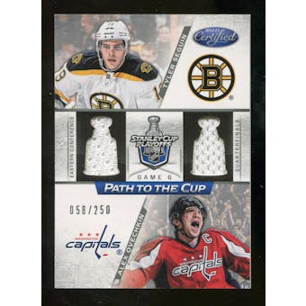 2012/13 Panini Certified Path to the Cup Quarter Finals Dual Jerseys #34 Alex Ovechkin/Tyler Seguin /250