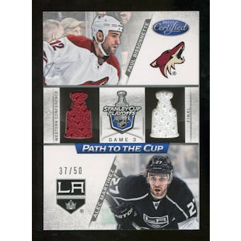 2012/13 Panini Certified Path to the Cup Conference Finals Dual Jerseys #3 Alec Martinez/Paul Bissonnette /50