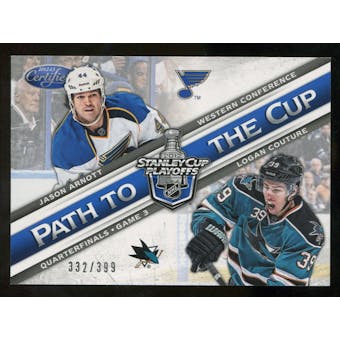 2012/13 Panini Certified Path to the Cup Quarter Finals #8 Jason Arnott/Logan Couture /399