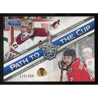 2012/13 Panini Certified Path to the Cup Quarter Finals #16 Brent Seabrook/Mike Smith /399