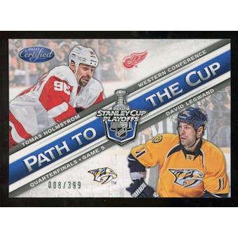 2012/13 Panini Certified Path to the Cup Quarter Finals #21 David Legwand/Tomas Holmstrom /399