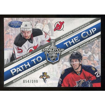 2012/13 Panini Certified Path to the Cup Quarter Finals #37 Mikael Samuelsson/Travis Zajac /399