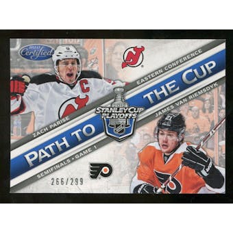 2012/13 Panini Certified Path to the Cup Semifinals #17 James van Riemsdyk/Zach Parise /299