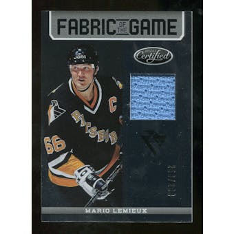 2012/13 Panini Certified Fabric of the Game #24 Mario Lemieux /299