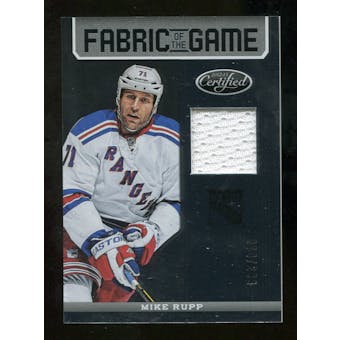 2012/13 Panini Certified Fabric of the Game #25 Mike Rupp /299
