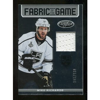 2012/13 Panini Certified Fabric of the Game #47 Mike Richards /299