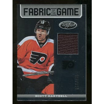 2012/13 Panini Certified Fabric of the Game #77 Scott Hartnell /299