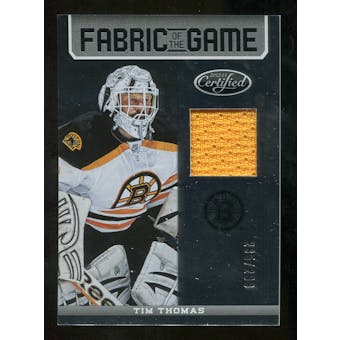 2012/13 Panini Certified Fabric of the Game #99 Tim Thomas /299