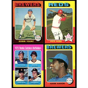 1975 Topps Baseball Near Complete Set (NM+)