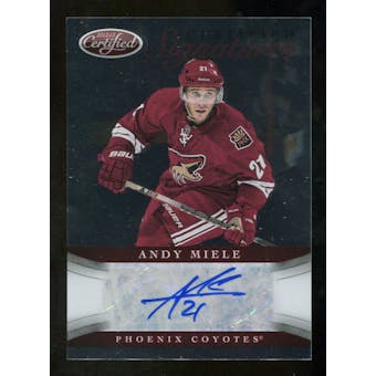 2012/13 Panini Certified Signatures #35 Andy Miele Autograph
