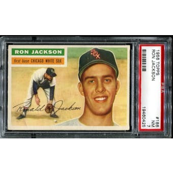 1956 Topps Baseball #186 Ron Jackson PSA 7 (NM) *0425
