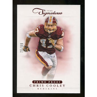 2012 Panini Prime Signatures Prime Proof Red #133 Chris Cooley /99
