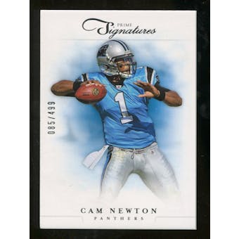 2012 Panini Prime Signatures #10 Cam Newton /499