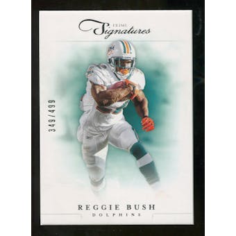 2012 Panini Prime Signatures #50 Reggie Bush /499
