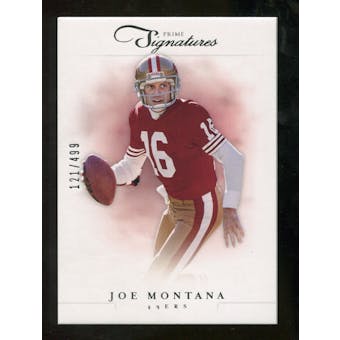 2012 Panini Prime Signatures #140 Joe Montana /499