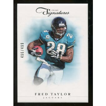 2012 Panini Prime Signatures #158 Fred Taylor /499
