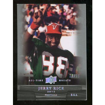 2012 Upper Deck All-Time Greats Silver #25 Jerry Rice /35