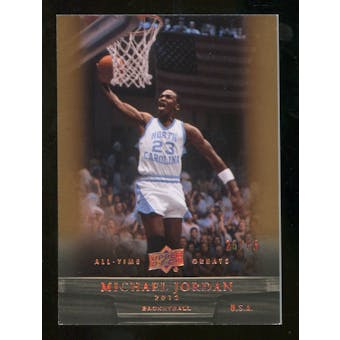 2012 Upper Deck All-Time Greats Bronze #1 Michael Jordan /65