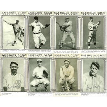 1948 Baseball's Great HOF Exhibit Baseball Card Lot 24 Cards