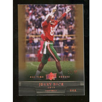 2012 Upper Deck All-Time Greats Bronze #21 Jerry Rice /65