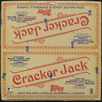 2004 Topps Cracker Jack Baseball Retail Box